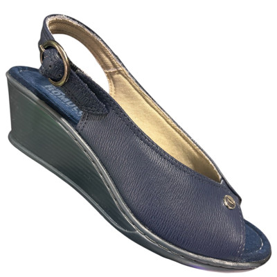 Romulo Sandalia Azul Mujer Talla 34 Ref 5894 